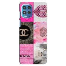 Чехол (Dior, Prada, YSL, Chanel) для Motorola MOTO G100 (Модница)