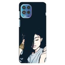 Чохол з друком для Motorola MOTO G100 - (Мода) (AlphaPrint) (Гарна дівчина)