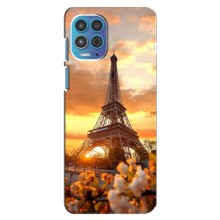 Чохол Ейфелева Вежа Motorola MOTO G100 - (AlphaPrint) (Сонячня вежа)
