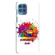 Чохли Амонг Ас для Motorola MOTO G100 (AlphaPrint) (Яскравий АмонгАс)