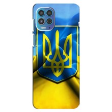 Чехол с картинкой (Патриотический ГЕРБ) на Motorola MOTO G100 (Герб и Флаг Украины)