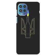 Чехол с картинкой (Патриотический ГЕРБ) на Motorola MOTO G100 (Герб - Молотова)