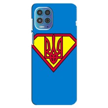 Чехол с картинкой (Патриотический ГЕРБ) на Motorola MOTO G100 (Super - Герб)