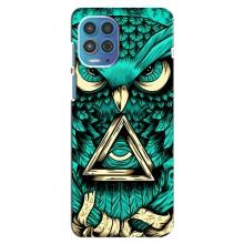Чохол з пташками на Motorola MOTO G100 (VPrint) (Сова з оком)