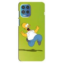 Чjхол з Сімпсонами для Motorola MOTO G100 (VPrint) (Гомер Сімпсон)