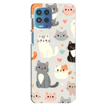 Чохол з малюнком кіт на Motorola MOTO G100 (Колаж котів)