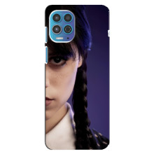 Чехол с дизайном Венздей 2 на Motorola MOTO G100 – Глаза Уэнсдей