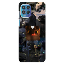 Чехол как приручить дракона на Motorola MOTO G100 – Дракон коллаж