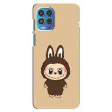 Чохол з Лабубу на Motorola MOTO G100 (Коричневий Лабубу)