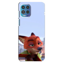 Чехол Зоотрополіс на Motorola MOTO G100 – Лис Ник