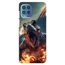 Чехол с картинкой «Хищники» для Motorola MOTO G100 – Динозавр