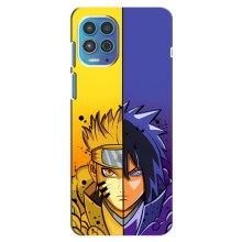 Купить Чехлы на телефон с принтом Anime для Моторола Мото джи 100 – Naruto Vs Sasuke
