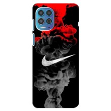 Силиконовый Чехол на Motorola MOTO G100 с картинкой Nike (Nike дым)