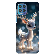 Яркий чехол для Motorola MOTO G100 с Зимними Оленятами – Блистающий оленёнок
