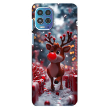 Яркий чехол для Motorola MOTO G100 с Зимними Оленятами – Олень среди подарков