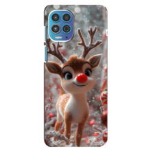 Яркий чехол для Motorola MOTO G100 с Зимними Оленятами