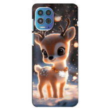 Яркий чехол для Motorola MOTO G100 с Зимними Оленятами – Оленёнок