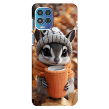 Друкований чохол 'Звірята з кавою' для Motorola MOTO G100