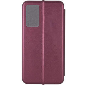 Шкіряний чохол-книжка Classy для Motorola Moto G13 – Бордовий