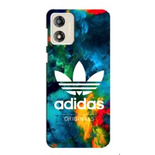 Чехлы Адидас для Motorola MOTO G13 (AlphaPrint) (Яркий Адидас)