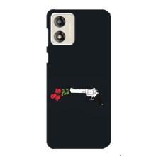 Чехлы (ART) Цветы на Motorola MOTO G13 (VPrint) (Неожиданные цветы)