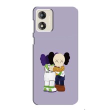 Чехлы для Motorola MOTO G13 - Bearbrick Louis Vuitton (PREMIUMPrint) (Дружба Беарбрик)