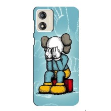 Чехлы для Motorola MOTO G13 - Bearbrick Louis Vuitton (PREMIUMPrint) (Плач Bearbrick)