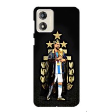 Чехлы для Motorola MOTO G13 (Leo чемпион) (AlphaPrint) (Месси Король)