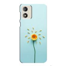 Чехлы с Цветами для Motorola MOTO G13 (VPrint) (Желтый цветок)