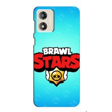 Чехлы Brawl Stars для Motorola MOTO G13 (AlphaPrint) – Лого Бравл Старс