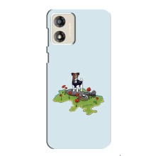 Чехлы с картинкой собаки Патрон для Motorola MOTO G13 (AlphaPrint) (Сапер Пес)