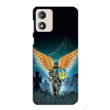 Чехлы с картинкой ЗСУ для Motorola MOTO G13 (AlphaPrint) (Солдат ЗСУ)