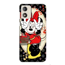 Чехол Disney Mouse Motorola MOTO G13 (PREMIUMPrint) (Минни peace)