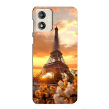 Чехол Эйфелева Башня для Motorola MOTO G13 - (AlphaPrint) (Солнечная башня)