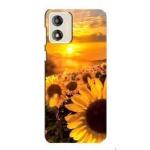 Чохол з Квітами для Motorola MOTO G13 (поле соняшників)