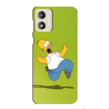 Чехол с Симпсонами для Motorola MOTO G13 (VPrint) (Гомер Симпсон)