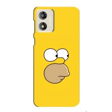 Чехол с Симпсонами для Motorola MOTO G13 (VPrint) (Гомер)