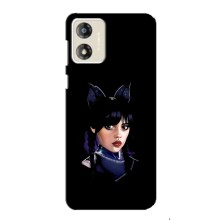 Чехлы Венсдей на Motorola MOTO G13 Уэнсдей (AlphaPrint) (серьезная Уэнздей)