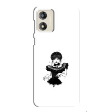 Чехлы Венсдей на Motorola MOTO G13 Уэнсдей (AlphaPrint) (танец Уэнздей)