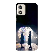 Чехлы Венсдей на Motorola MOTO G13 Уэнсдей (AlphaPrint) (Уэнздей и Инид)