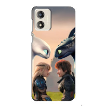 Чехол как приручить дракона на Motorola MOTO G13 – Гикавка и Астрид