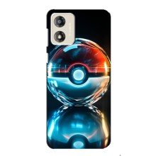 Чехол с Пикачу на Motorola MOTO G13 (Мяч Пикачу)