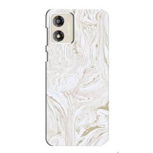 Мраморный чехол на Motorola MOTO G13 (VPrint) (Белый мрамор)