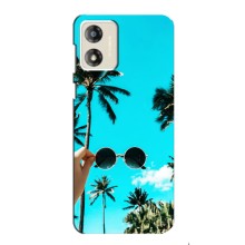 Силіконовий чохол з КАРТИНКАМИ літо для Motorola MOTO G13 (AlphaPrint) (Погляд літо)