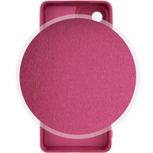 Чохол Silicone Cover Lakshmi Full Camera (A) для Motorola Moto G14 – Бордовий