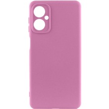 Чехол Silicone Cover Lakshmi Full Camera (A) для Motorola Moto G14 – Розовый