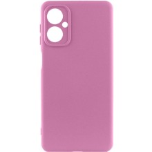 Чехол Silicone Cover Lakshmi Full Camera (A) для Motorola Moto G14 (Розовый)