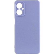 Чехол Silicone Cover Lakshmi Full Camera (A) для Motorola Moto G14 (Сиреневый)