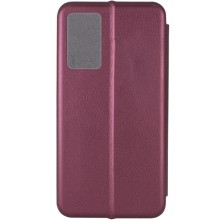 Кожаный чехол-книжка Classy для Motorola Moto G14 – Бордовый