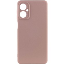 Чохол Silicone Cover Lakshmi Full Camera (A) для Motorola Moto G14 – Рожевий